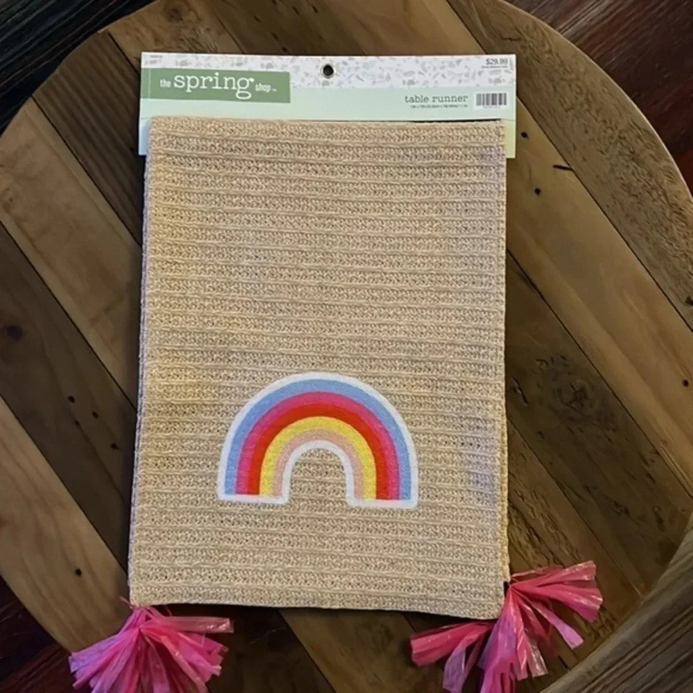 The Spring Shop Rainbow‎ Table Runner